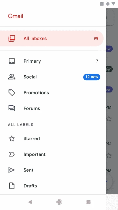 Gmail — ekran görüntüsü 4